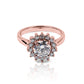 Anillo versalles Queen Moissanita 6.5mm