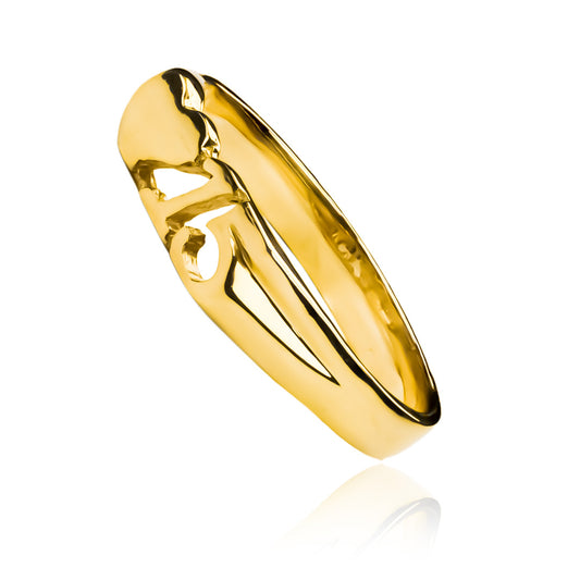 Anillo 15 Heart, elaborado en oro 18k por Joyería Caracas, cuenta con certificado de calidad y garantía de por vida.