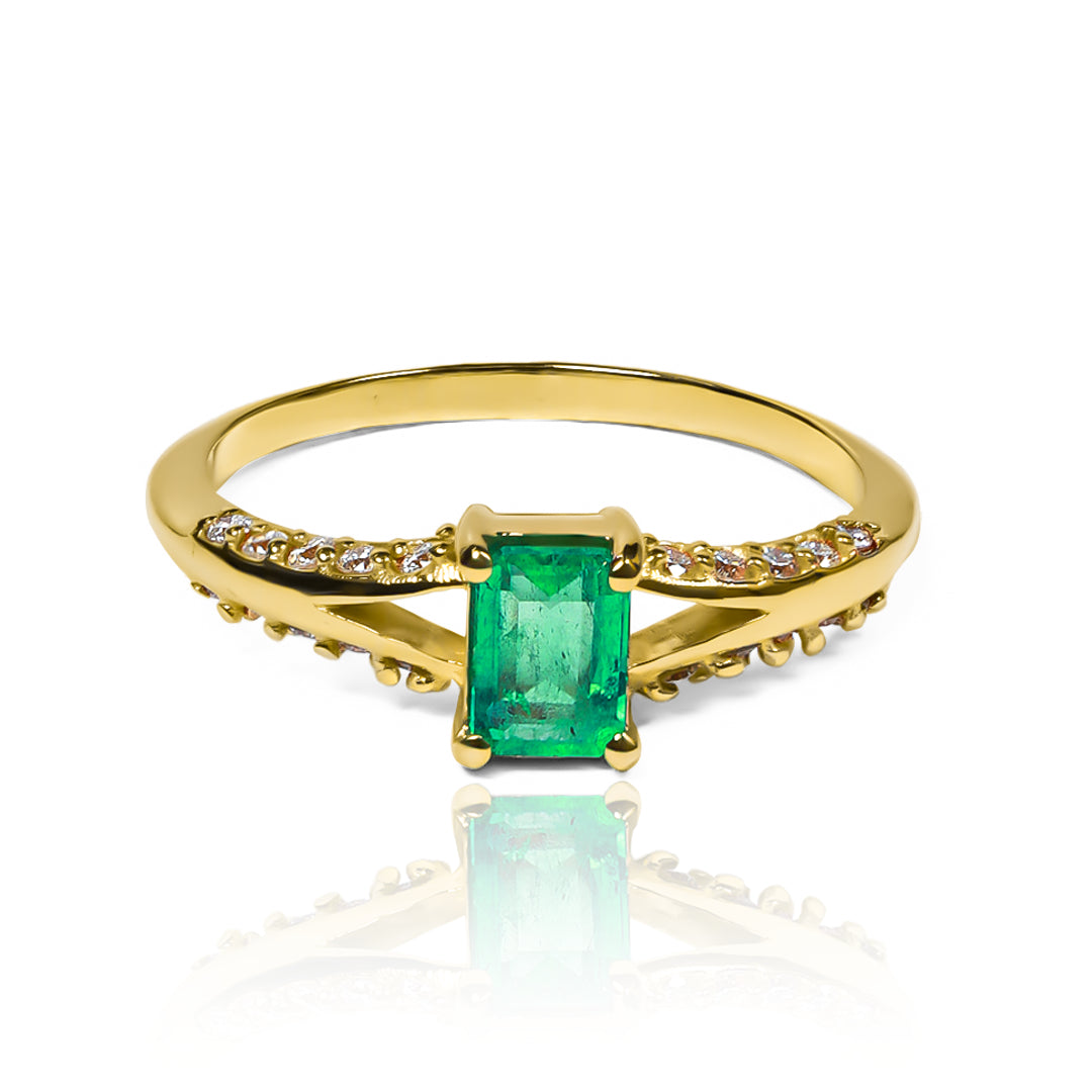 Anillo Emerald Bridge