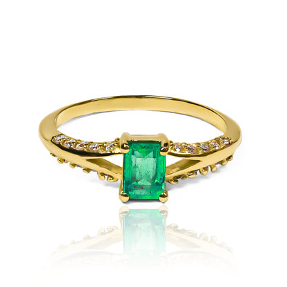 Anillo Emerald Bridge
