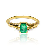 Anillo Emerald Bridge