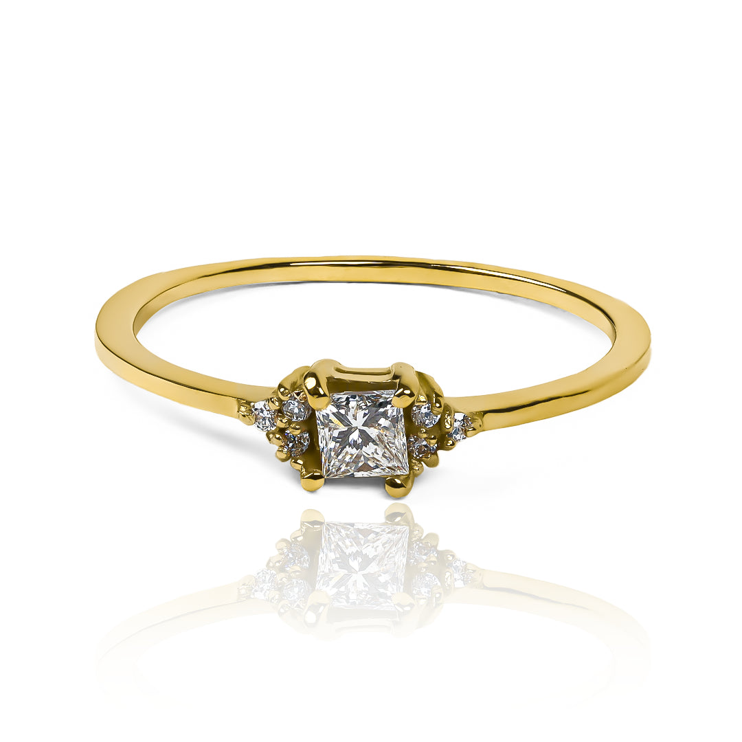 Grape inspiration engagement ring