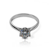 Anillo love tunnel III Moissanita