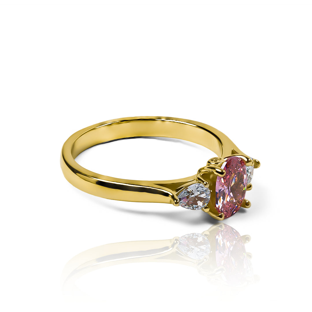 Anillo Oval Drop