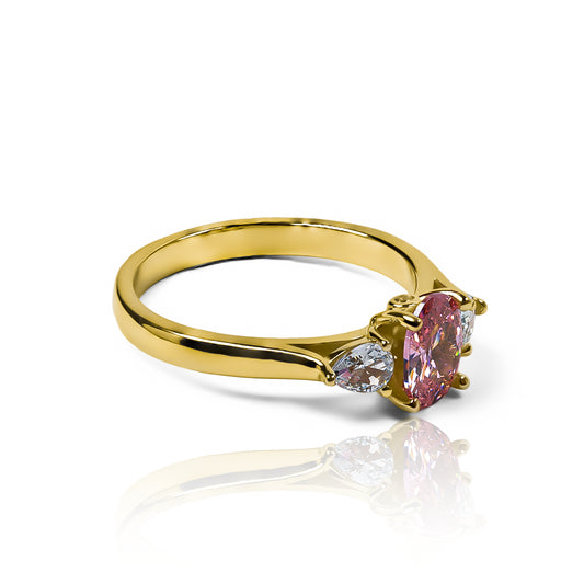 Anillo Oval Drop