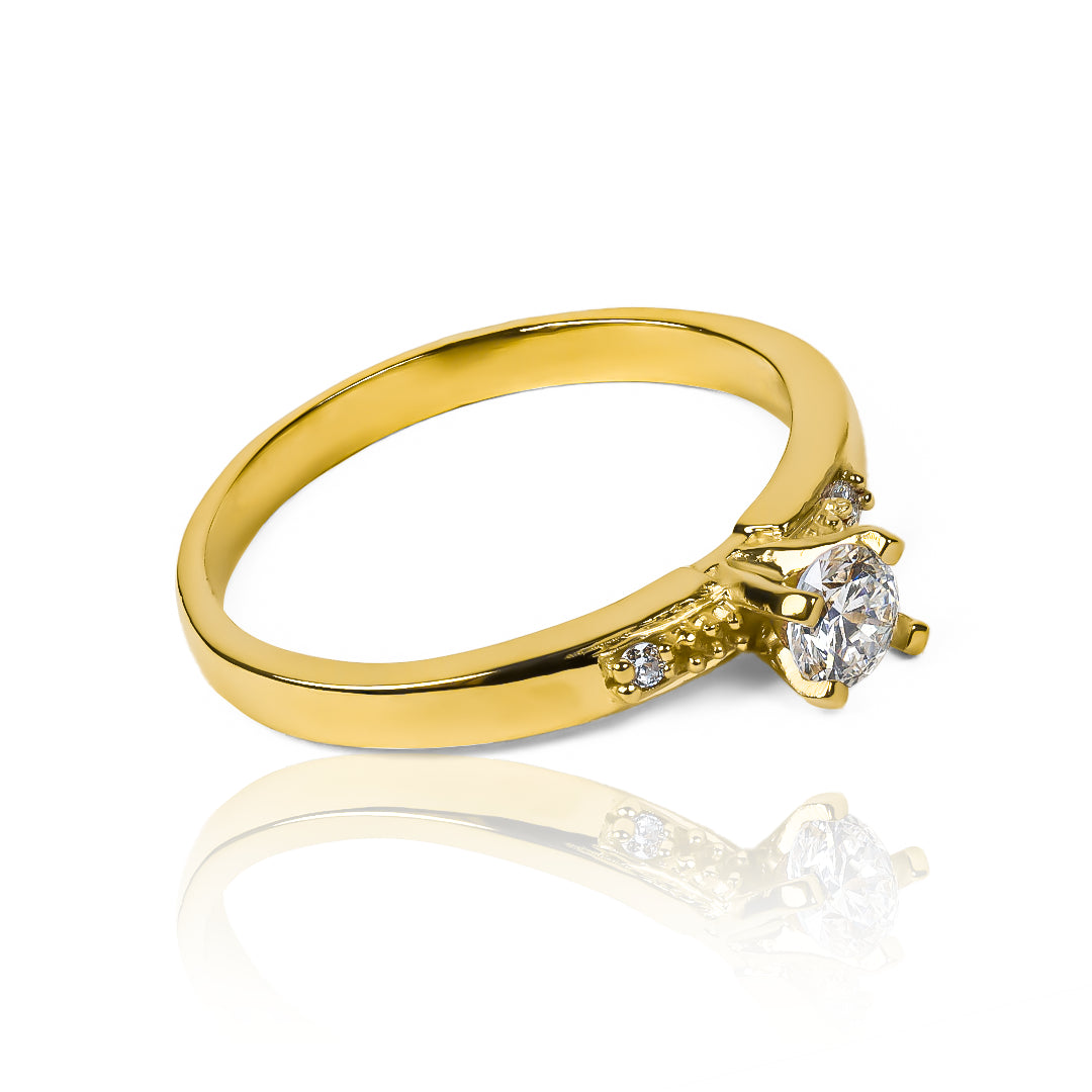 Duo fancy engagement ring