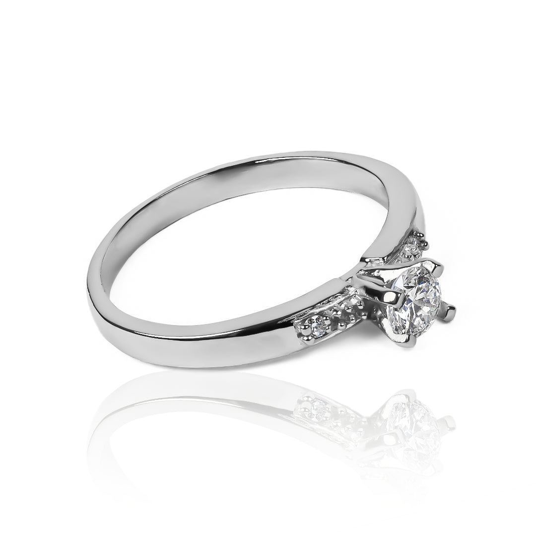 Duo fancy engagement ring