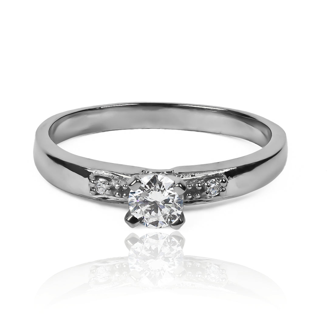 Duo fancy engagement ring