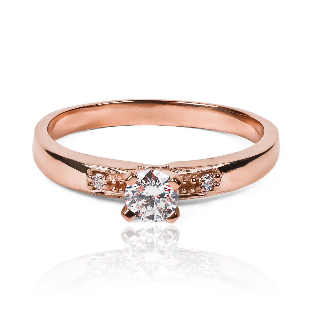 Duo fancy engagement ring