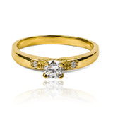 Duo fancy engagement ring