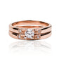 Anillo duo fancy