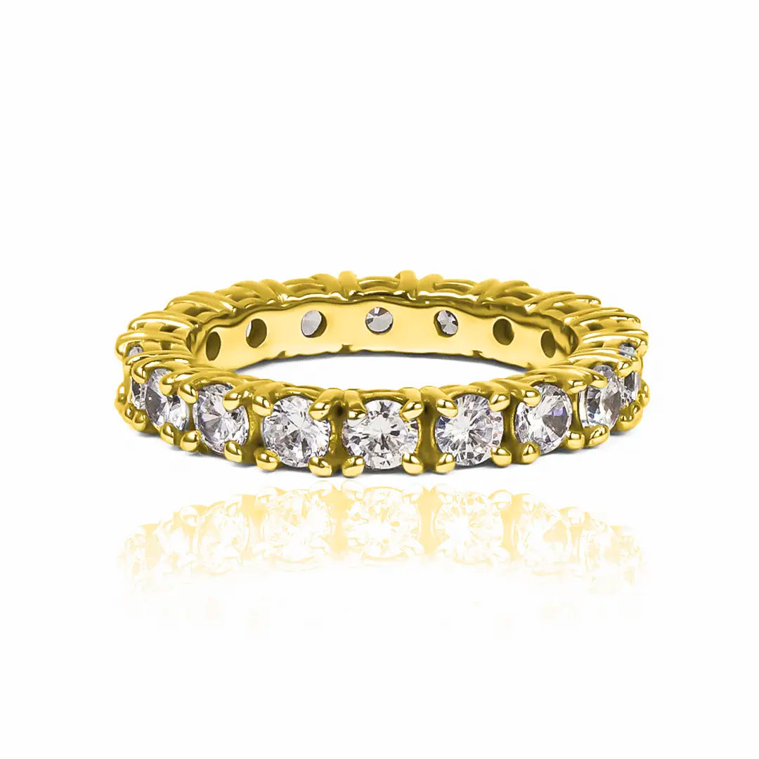 Anillo Endless 3_0 M, fabricado en oro 18k por Joyería Caracas, cuenta con certificado de calidad y garantía para toda la vida.