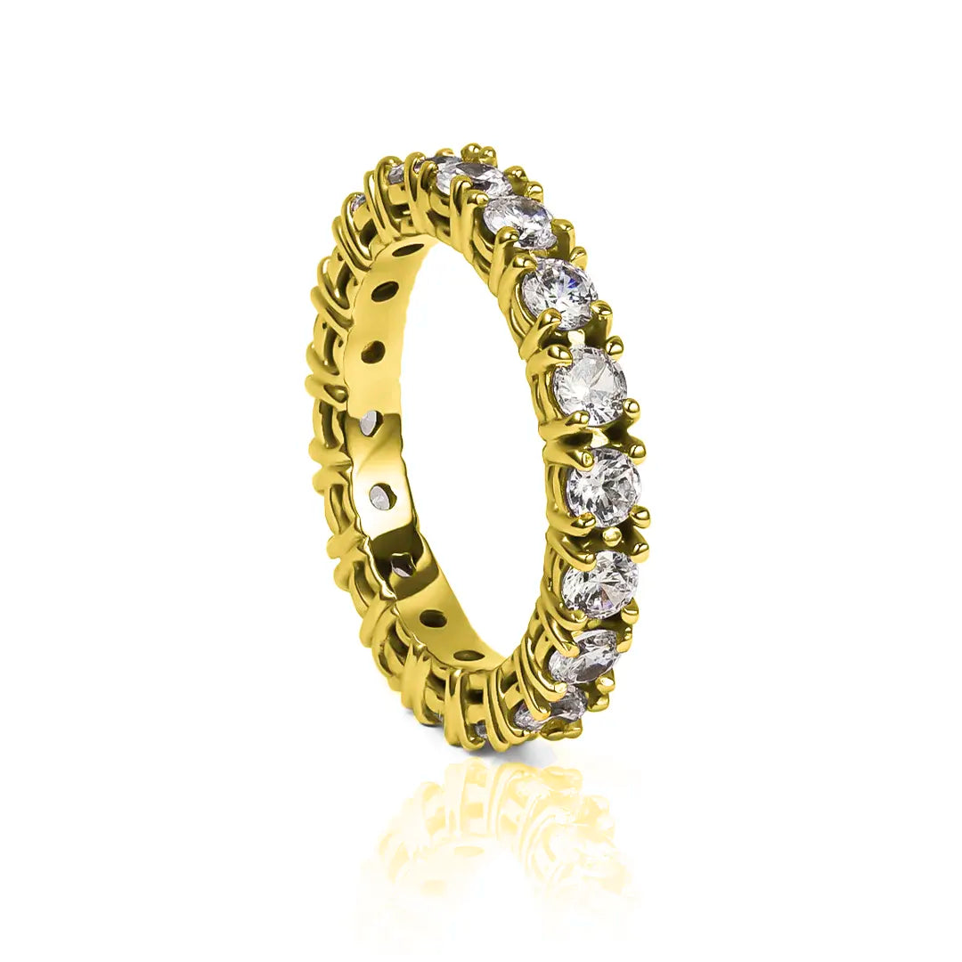 Anillo Endless 3_0 M, fabricado en oro 18k por Joyería Caracas, cuenta con certificado de calidad y garantía para toda la vida.