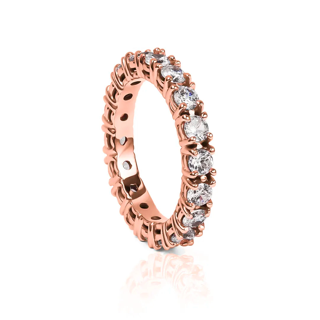Anillo Endless 3_0 M, fabricado en oro 18k por Joyería Caracas, cuenta con certificado de calidad y garantía para toda la vida.