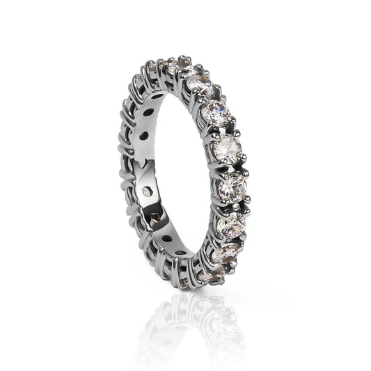 Anillo Endless 3_0 M, fabricado en oro 18k por Joyería Caracas, cuenta con certificado de calidad y garantía para toda la vida.