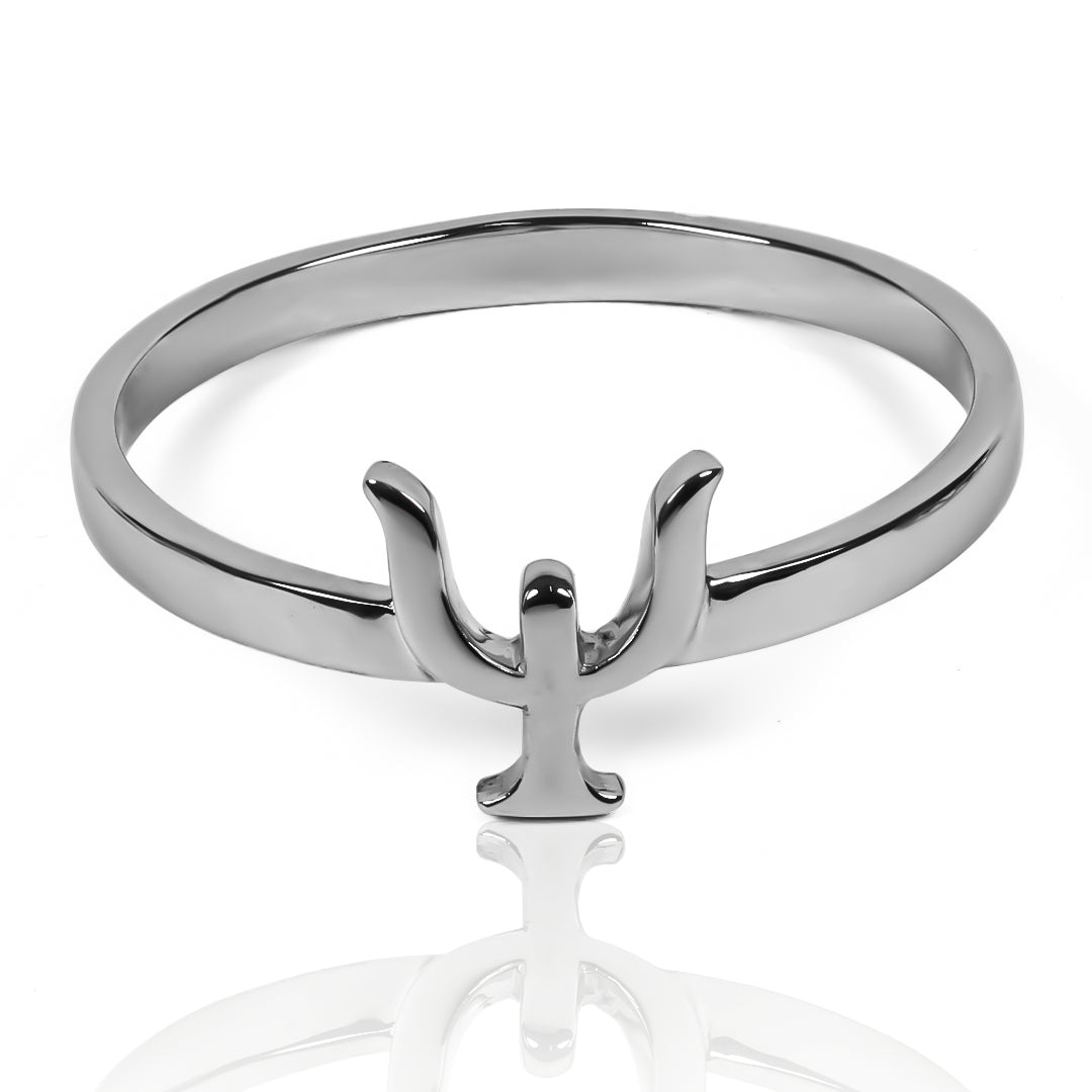 Anillo psicología, elaborado en oro de 18k por Joyería Caracas, cuenta con certificado de calidad y garantía de por vida.