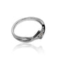 Anillo Crossed Infinity Lab Diamond