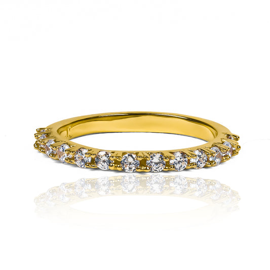 Anillo fiesta JC. Realizado en oro 18k por Joyería Caracas, este anillo es una obra de arte elegante y exclusiva, cuenta con una garantía de toda la vida.