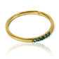 Anillo small five fabricado por Joyería Caracas en oro 18k, el cual cuenta con un certificado de calidad y garantía de por vida.