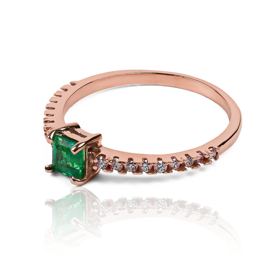 Anillo green passion Esmeralda