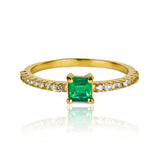 Anillo green passion Esmeralda