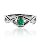 Anillo infinity Esmeralda