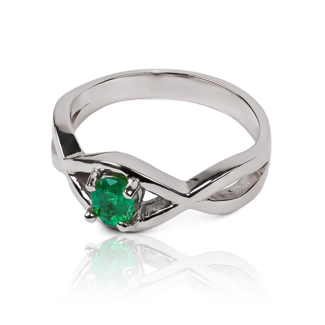 Anillo infinity Esmeralda
