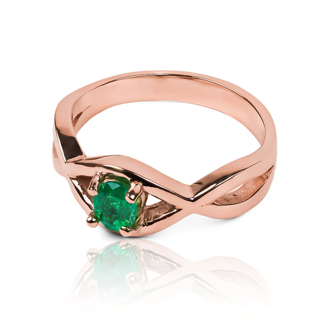Anillo infinity Esmeralda