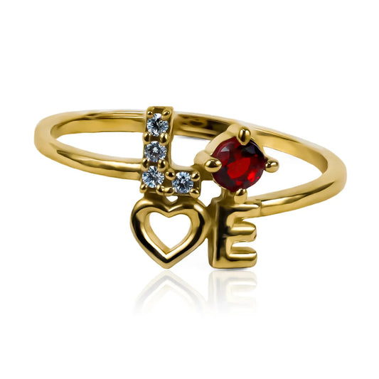  Anillo Love heart de Joyería Caracas, lleva contigo un trozo de arte en oro de 18k. Expresa tu amor con estilo y elegancia gracias a su diseño exclusivo. 