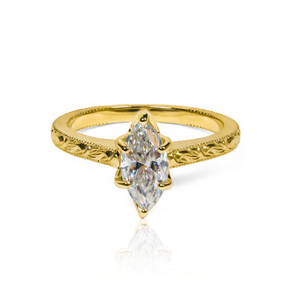 Anillo Marquise Moissanite