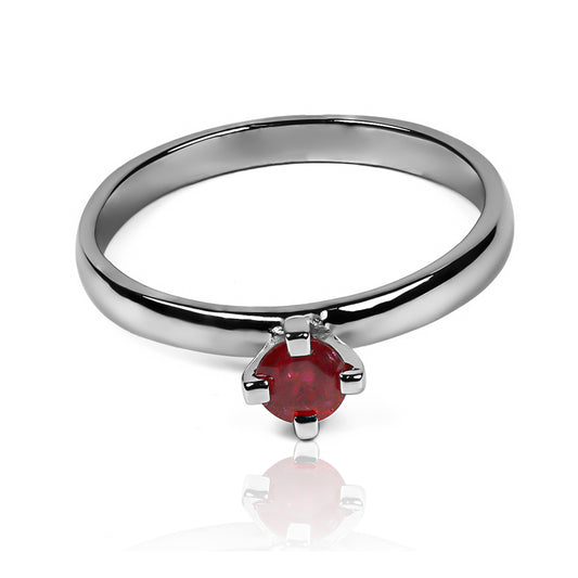Anillo Flame Rubi