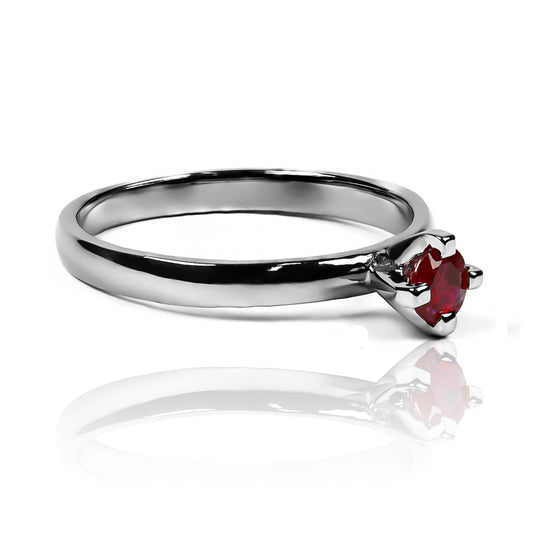Anillo Flame Rubi