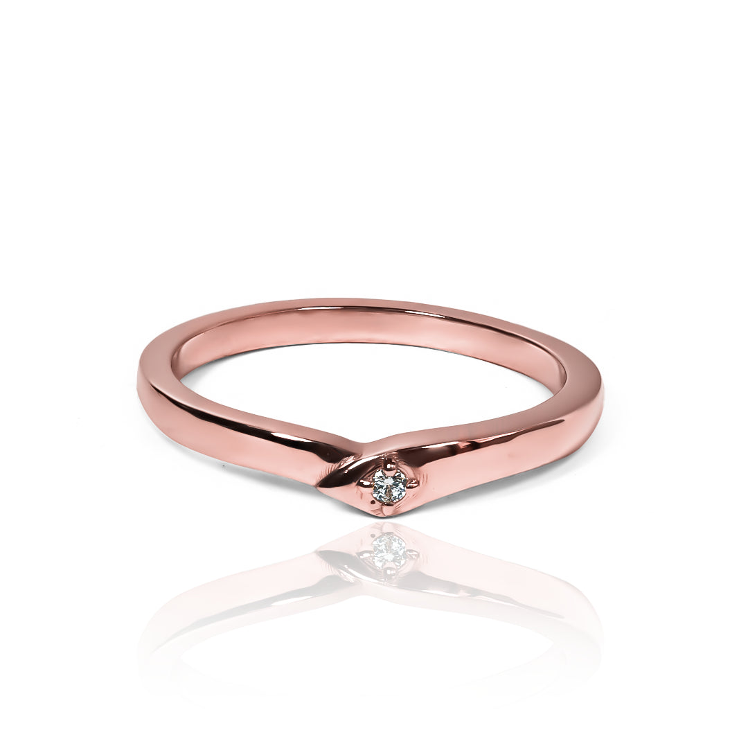 Anillo simple vi Diamond
