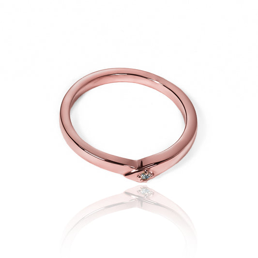 Anillo simple vi Diamond