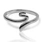 Anillo Smooth Snake lisa fabricado en oro de 18k por Joyería Caracas. Cuenta con un certificado de calidad y garantía de por vida.
