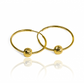 Descubre la elegancia infinita con nuestros Aretes Sin fin XXL wJC +esfera #6. Fabricados en Oro 18K, estos aretes de Joyería Caracas son una obra de arte para llevar en tus orejas. Con garantía para toda la vida, nunca te cansarás de presumir de ellos.