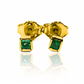Aretes esmeralda princess JC. Hechos con oro 18K por Joyería Caracas, esta pieza única te ofrece la garantía de por vida que mereces.