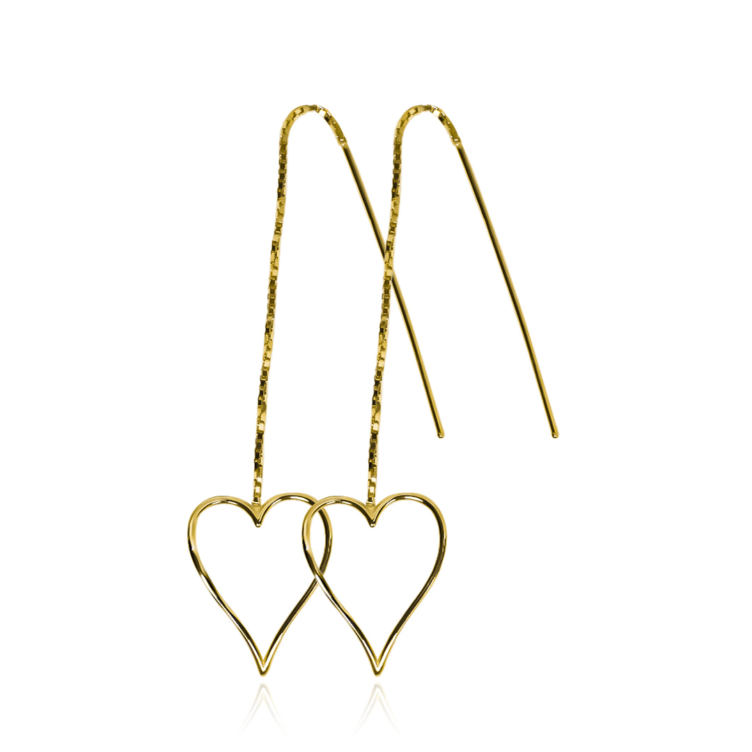 Aretes Corazón aguja I