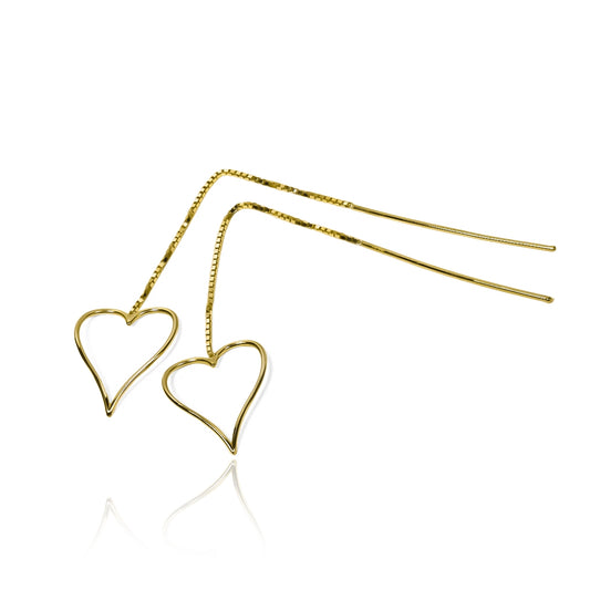 Aretes Corazón aguja I