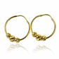 Aretes Sin fin XL+ esferas -wJC fabricados en Oro 18K por Joyería Caracas, ofrece una garantía de por vida.