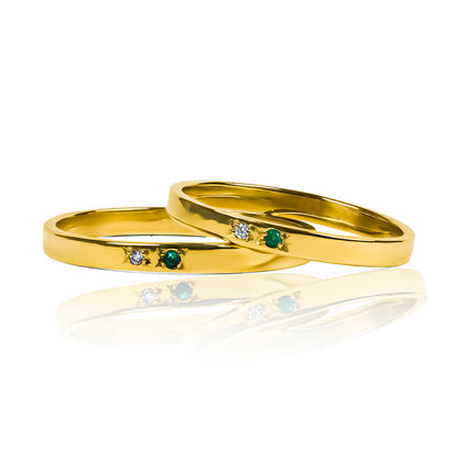 Classic wedding rings
