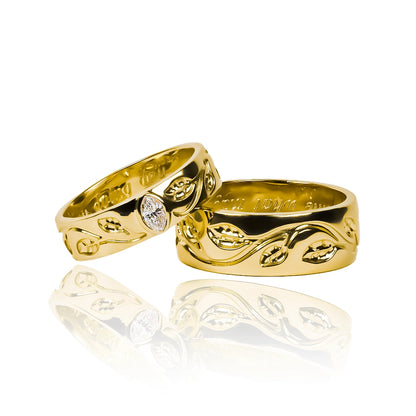 Dynasty wedding rings