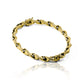 Pulsera Brazalete Melcocha Arena elaborada en oro 18K por Joyería Caracas, cuenta con su garantía de por vida.