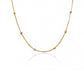 Cadena Classic sphere diamantada 3 oros 40 fabricada en oro de 18k por Joyería Caracas, cuenta con un certificado de calidad y garantía de por vida.
