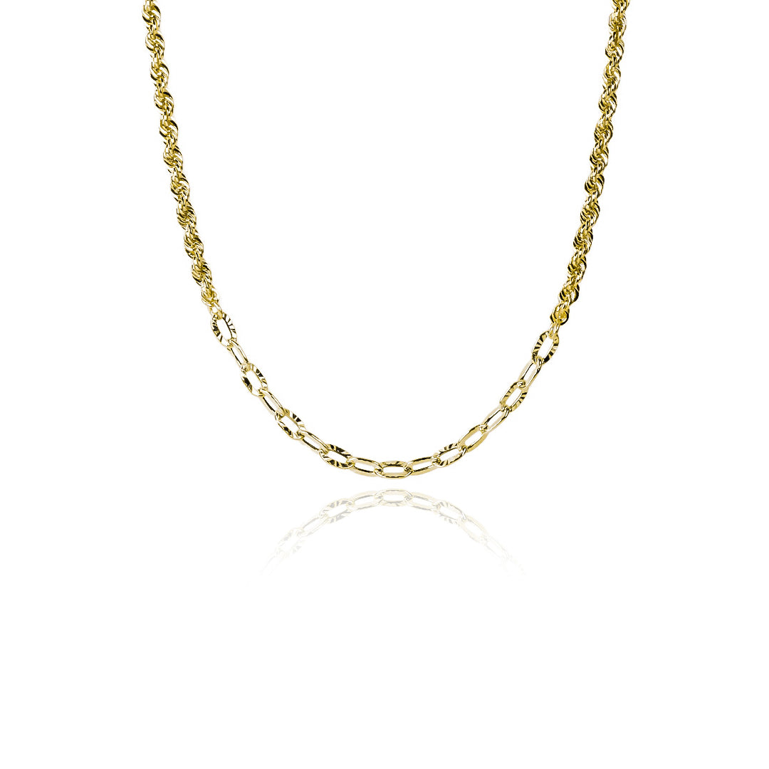 Gargantilla Lazo Classic M45, fabricado en oro 18k por Joyería Caracas, cuenta con un certificado de calidad y garantía de por vida.