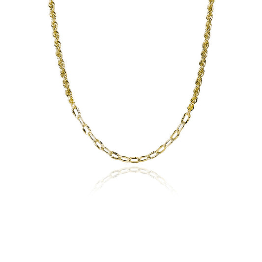 Gargantilla Lazo Classic M45, fabricado en oro 18k por Joyería Caracas, cuenta con un certificado de calidad y garantía de por vida.
