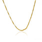 Cadena Mini Cubana fabricada en oro 18k por Joyería Caracas, cuenta con una garantía de por vida.
