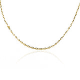 Cadena Veneciana Longata M40 fabricada en oro 18k por Joyería Caracas, cuenta con garantía para toda la vida.