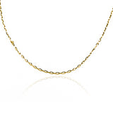 Cadena Veneciana Longata M45, fabricada en oro 18k por Joyería Caracas, esta joya exclusiva ofrece una garantía de por vida.
