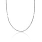 Cadena Clásica 50 white, elaborada en oro blanco de 18k por Joyería Caracas, cuenta con certificado de calidad y garantía de por vida.